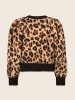 Like Flo Pullover in Hellbraun/ Schwarz
