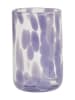 OYOY living design Glas "Jali" in Lila - Ø6,8 x (H)10,5 cm