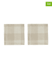 OYOY living design 2-delige set: servetten beige - (H)45 x (L)45 cm