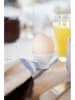 OYOY living design 2-delige set: eierdoppen "Yuka" wit - (H)4 x Ø5 cm