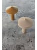 OYOY living design Lampa stołowa "Hatto" w kolorze beżowym - wys. 30 x Ø 41 cm