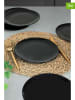 Hermia 6er-Set: Dessertteller in Schwarz - Ø 21 cm