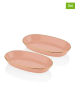 Hermia 2er-Set: Servierplatten in Rosa - (B)25 x (H)14 x (T)1 cm