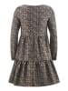 happy girls by Eisend Kleid in Grau/ Dunkelbraun
