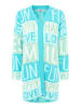 Zwillingsherz Vest "Smile Fun Happy" lichtblauw