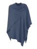 Zwillingsherz Poncho blauw