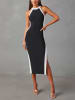 Milan Kiss Kleid in Weiß/ Schwarz