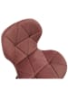 IDOMYA Factory 4er-Set: Esszimmerstühle in Grau/ Creme/ Rosa - (B)50 x (H)79 x (T)47,5 cm