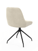 IDOMYA Factory 2-delige set: eetkamerstoelen "Olivia" crème - (B)47,5 x (H)79 x (D)54 cm