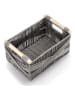 Zeller Opbergmand grijs - (B)33 x (H)18 x (D)22 cm