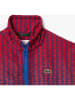 Lacoste Trainingsjacke in Rot/ Blau