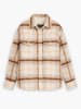 Levi's Hemdjacke in Beige/ Dunkelbraun/ Hellblau