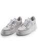 Anna Morellini Leder-Sneakers "Netina" in Weiß/ Gold
