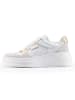 Anna Morellini Leder-Sneakers "Netina" in Weiß/ Gold