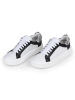 Anna Morellini Leder-Sneakers "Antilina" in Weiß/ Schwarz