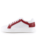 Anna Morellini Leder-Sneakers "Antilina" in Weiß/ Rot
