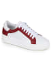 Anna Morellini Leder-Sneakers "Antilina" in Weiß/ Rot