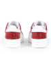 Anna Morellini Leder-Sneakers "Antilina" in Weiß/ Rot