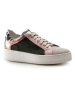 Anna Morellini Leren sneakers "Antilina" beige/groen/lichtroze