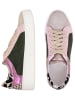 Anna Morellini Leren sneakers "Antilina" beige/groen/lichtroze