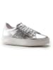 Anna Morellini Leren sneakers "Torecia" zilverkleurig