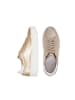 Anna Morellini Leder-Sneakers "Giglia" in Gold