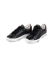 Anna Morellini Leder-Sneakers "Orena" in Schwarz/ Lila