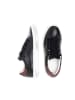 Anna Morellini Leder-Sneakers "Orena" in Schwarz/ Lila