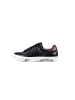 Anna Morellini Leder-Sneakers "Orena" in Schwarz/ Lila