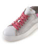 Anna Morellini Leder-Sneakers "Emina" in Weiß/ Pink/ Grau