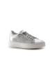Anna Morellini Leder-Sneakers "Fioridia" in Weiß/ Grau/ Silber