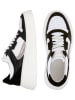 Anna Morellini Leder-Sneakers "Linamela" in Weiß/ Schwarz