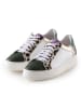 Anna Morellini Leren sneakers "Milavia" wit/zwart