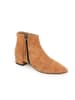 Anna Morellini Leder-Ankle-Boots "Carannana" in Hellbraun