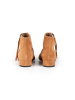 Anna Morellini Leder-Ankle-Boots "Carannana" in Hellbraun