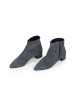 Anna Morellini Leder-Ankle-Boots "Carannana" in Anthrazit