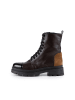 Anna Morellini Leren boots "Eliolia" bruin/zwart/paars