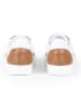 Anna Morellini Leren sneakers "Feeria" wit/lichtbruin