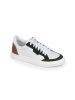 Anna Morellini Leren sneakers "Feeria" wit/groen/lichtbruin