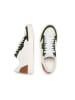 Anna Morellini Leren sneakers "Feeria" wit/groen/lichtbruin