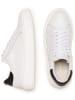 Anna Morellini Leder-Sneakers "Silana" in Weiß/ Schwarz