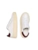 Anna Morellini Leder-Sneakers "Silana" in Weiß/ Creme/ Lila