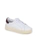 Anna Morellini Leder-Sneakers "Silana" in Weiß/ Creme/ Lila