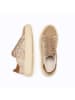 Anna Morellini Leren sneakers "Silana" beige/crème/lichtbruin