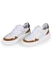 Anna Morellini Leder-Sneakers "Ricarta" in Weiß/ Hellbraun
