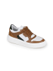 Anna Morellini Leder-Sneakers "Ludia" in Weiß/ Hellbraun/ Grün