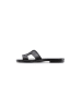 Anna Morellini Leren slippers "Andatina" zwart