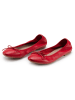 Anna Morellini Leder-Ballerinas "Eridinetta" in Rot