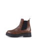 Anna Morellini Leren chelseaboots "Adaria" lichtbruin/zwart
