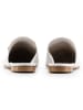 Anna Morellini Leren slippers "Giulisa" wit